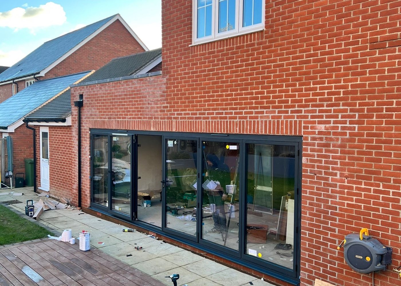 Completed open-plan space