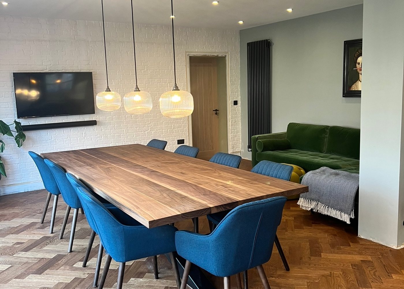 Completed interior